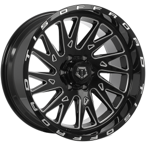 TIS Wheels 547 – 20x10, 6x139.7, -19, noir lustre - Rebord usine