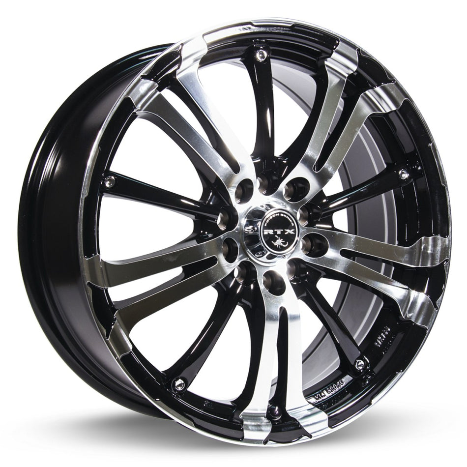RTX Arsenic – 18x7.5 – 5x100/114.3 – ET45 – Noir machiné — roue