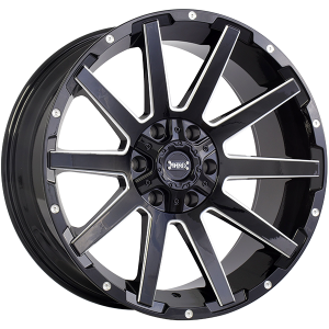 Ruffino HARD SINNER – 20x9, 6x135/6x139.7, +0, noir lustre - Rebord usine