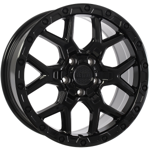 Ruffino HARD GRIP – 18x8, 5x120, +45, noir lustre