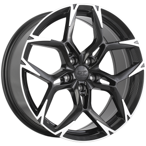 DAI Wheels RAZOR-X – 19x8, 5x114.3, +40, noir lustre - Facade machinee