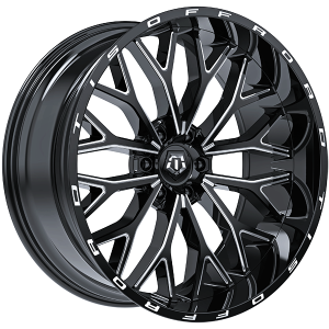 TIS Wheels 565 – 20x9, 6x139.7, +18, noir lustre - Rebord usine