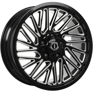 TIS Wheels 553 – 20x9, 5x127/5x139.7, +18, noir lustre - Rebord usine