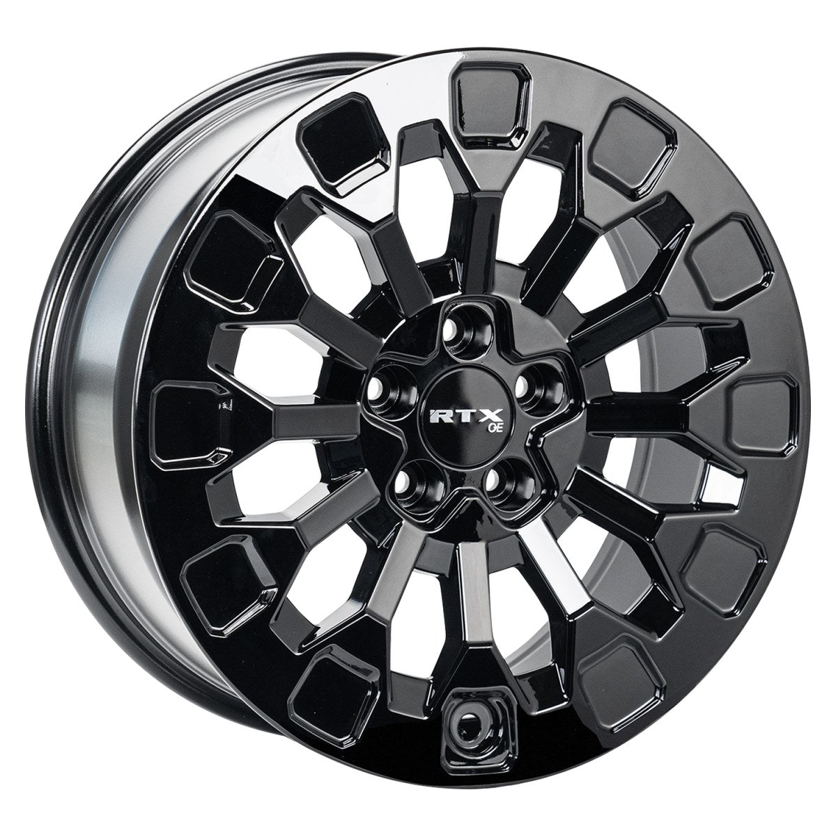 RTX HD04 – 17x7.5 – 5x114.3 – ET40 – Noir lustré — roue