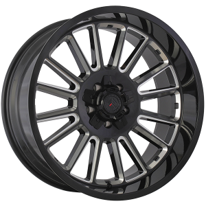 Forged Wheels XR12 – 20x10, 5x127/5x139.7, -25, noir lustre - Rebord usine
