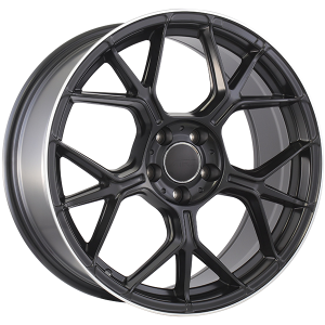 ART Replica REPLICA 395 – 19x9.5, 5x112, +45, noir satin - Rebord machine