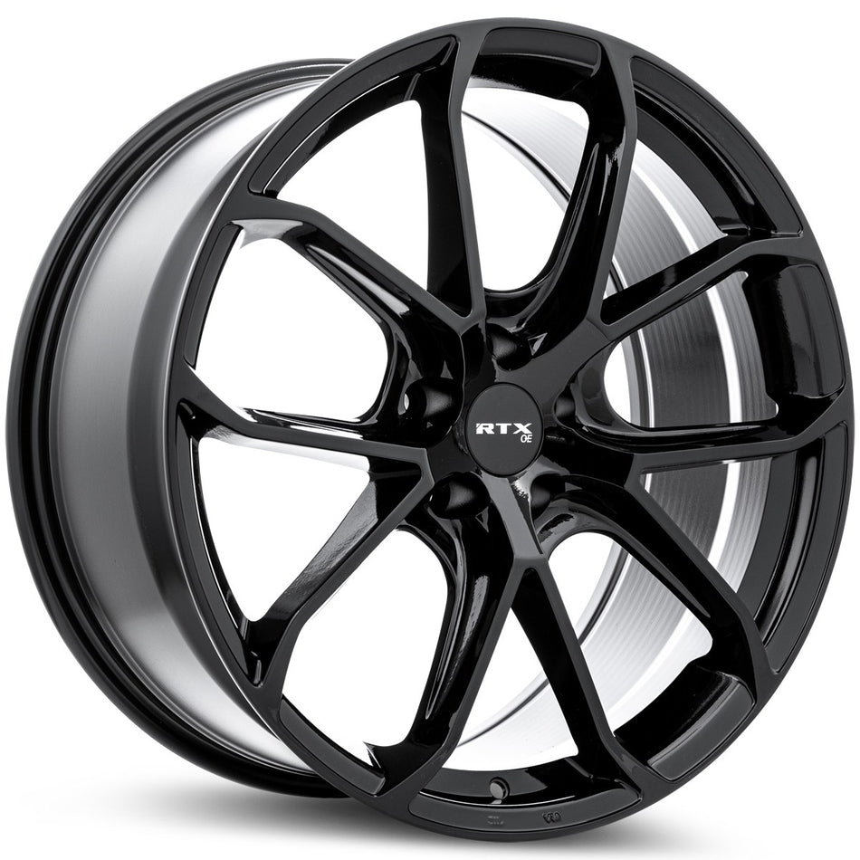 RTX MC01 – 20x9 – 5x112 – ET26 – Noir lustré — roue