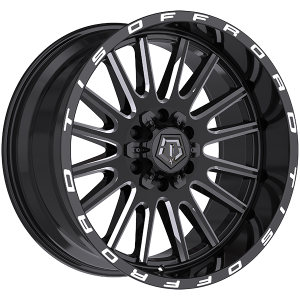 TIS Wheels 567 – 20x10, 6x135/6x139.7, -25, noir lustre - Rebord usine