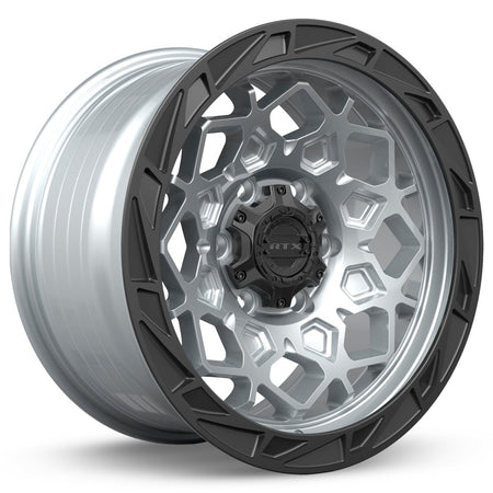 RTX Spade – 18x9 – 6x139.7 – ET10 – Ultra argent contour noir — roue