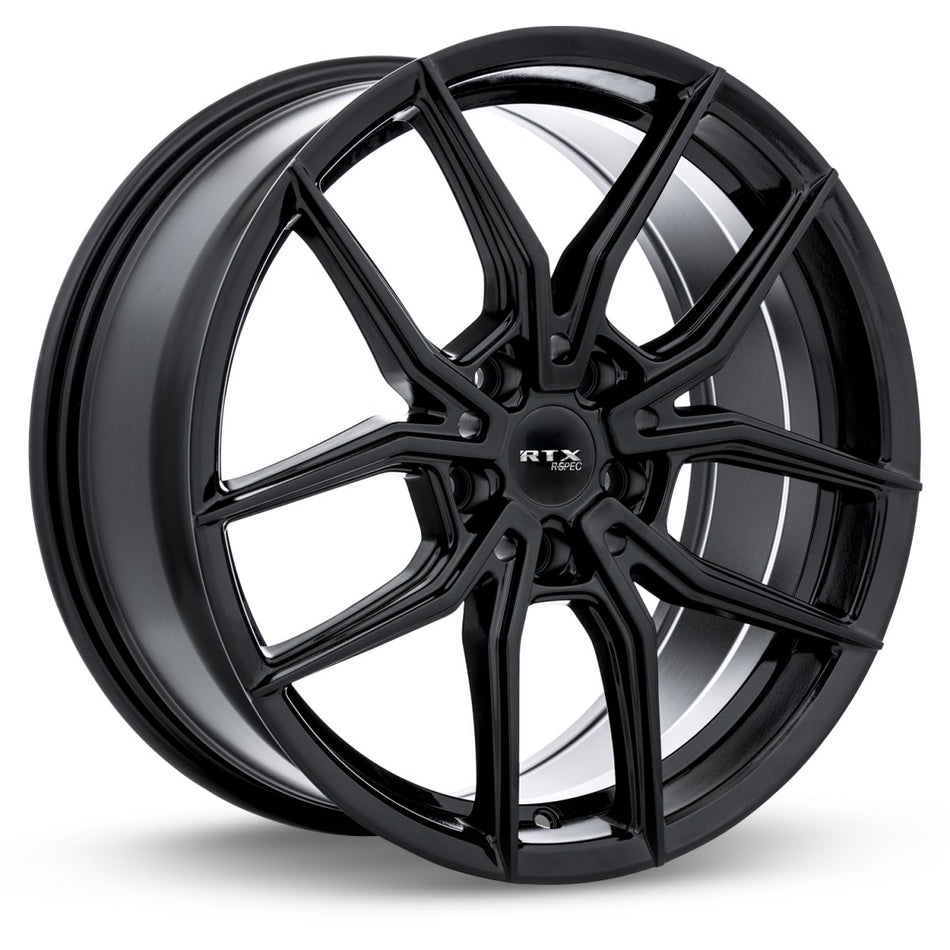 RTX SW05 – 18x8 – 5x114.3 – ET42 – Noir lustré — roue