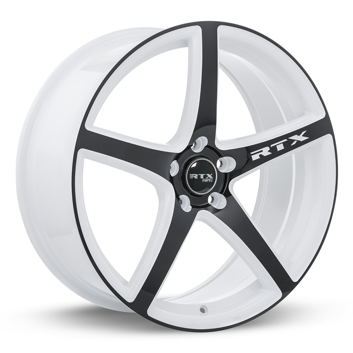RTX Illusion – 18x8 – 5x114.3 – ET45 – Blanc et noir — roue