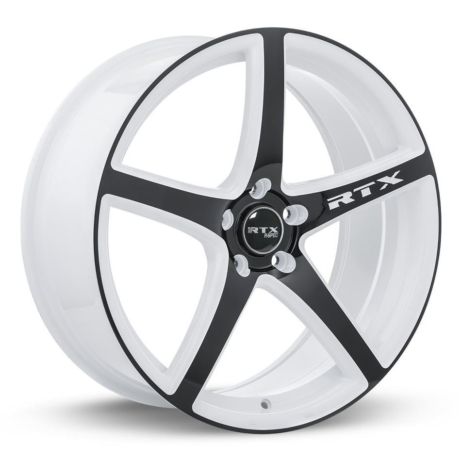RTX Illusion – 18x8 – 5x114.3 – ET45 – Blanc et noir — roue