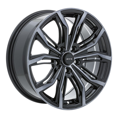 RTX Black Widow – 18x8 – 5x108 – ET40 – Noir machiné gris — roue