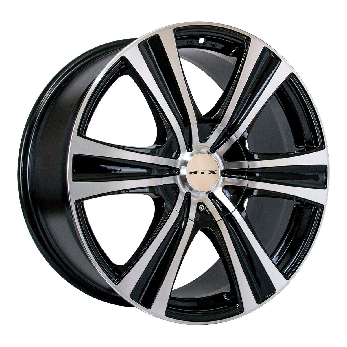 RTX Aspen – 18x8 – 5x114.3/127 – ET35 – Noir machiné — roue