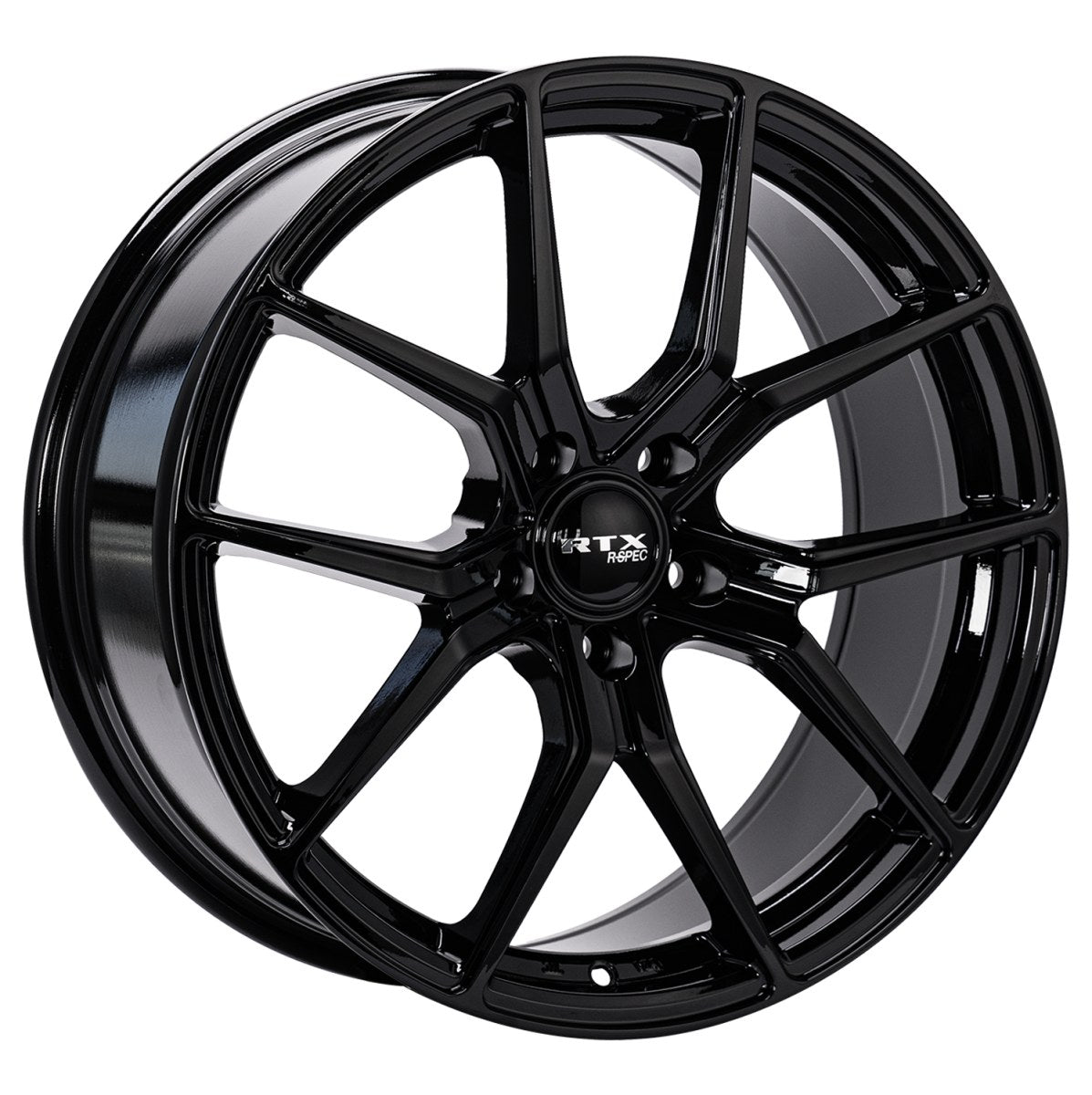 RTX FF10 – 18x8 – 5x114.3 – ET40 – Noir lustré — roue
