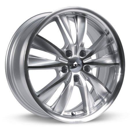 RTX Twist – 17x7 – 5x114.3 – ET40 – Argent machiné — roue