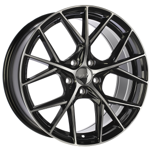 DAI Wheels A-SPEC – 14x6, 4x100, +35, noir lustre - Facade machinee