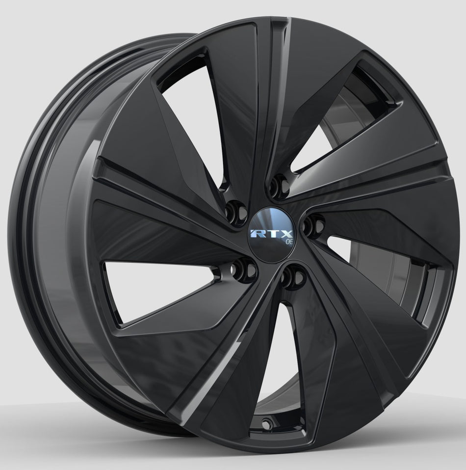 RTX VW03 – 18x7.5 – 5x112 – ET45 – Noir lustré — roue
