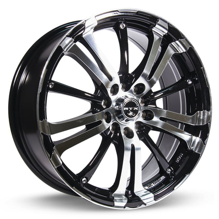 RTX Arsenic – 16x7 – 4x100/114.3 – ET40 – Noir machiné — roue