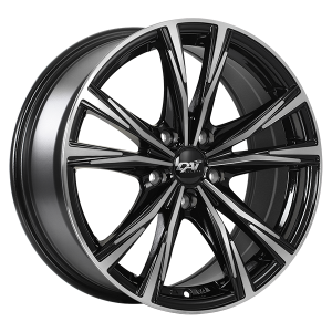 DAI Wheels ORACLE – 17x7.5, 5x114.3, +41, noir lustre - Facade machinee