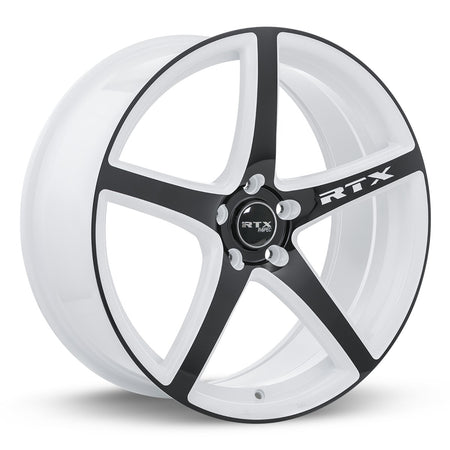 RTX Illusion – 17x7.5 – 5x114.3 – ET42 – Blanc et noir — roue