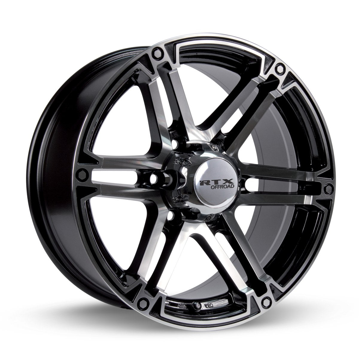 RTX Slate – 17x8 – 6x139.7 – ET25 – Noir machiné — roue