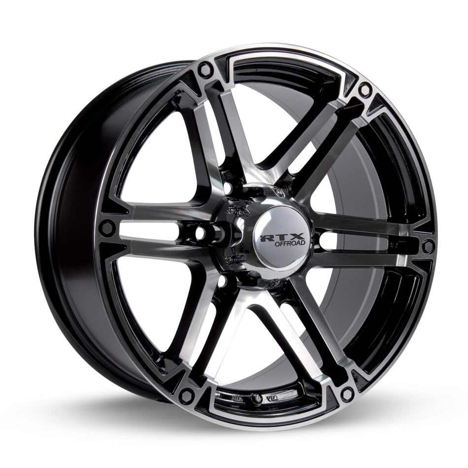 RTX Slate – 17x8 – 6x139.7 – ET25 – Noir machiné — roue