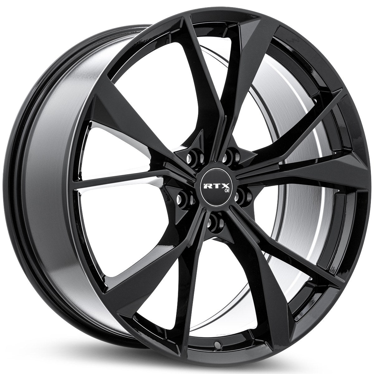 RTX VW01 – 20x8.5 – 5x112 – ET38 – Noir lustré — roue