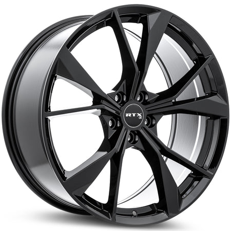 RTX VW01 – 20x8.5 – 5x112 – ET38 – Noir lustré — roue