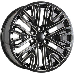 ART Replica REPLICA 176 – 24x10, 6x139.7, +31, noir lustre - Rebord usine