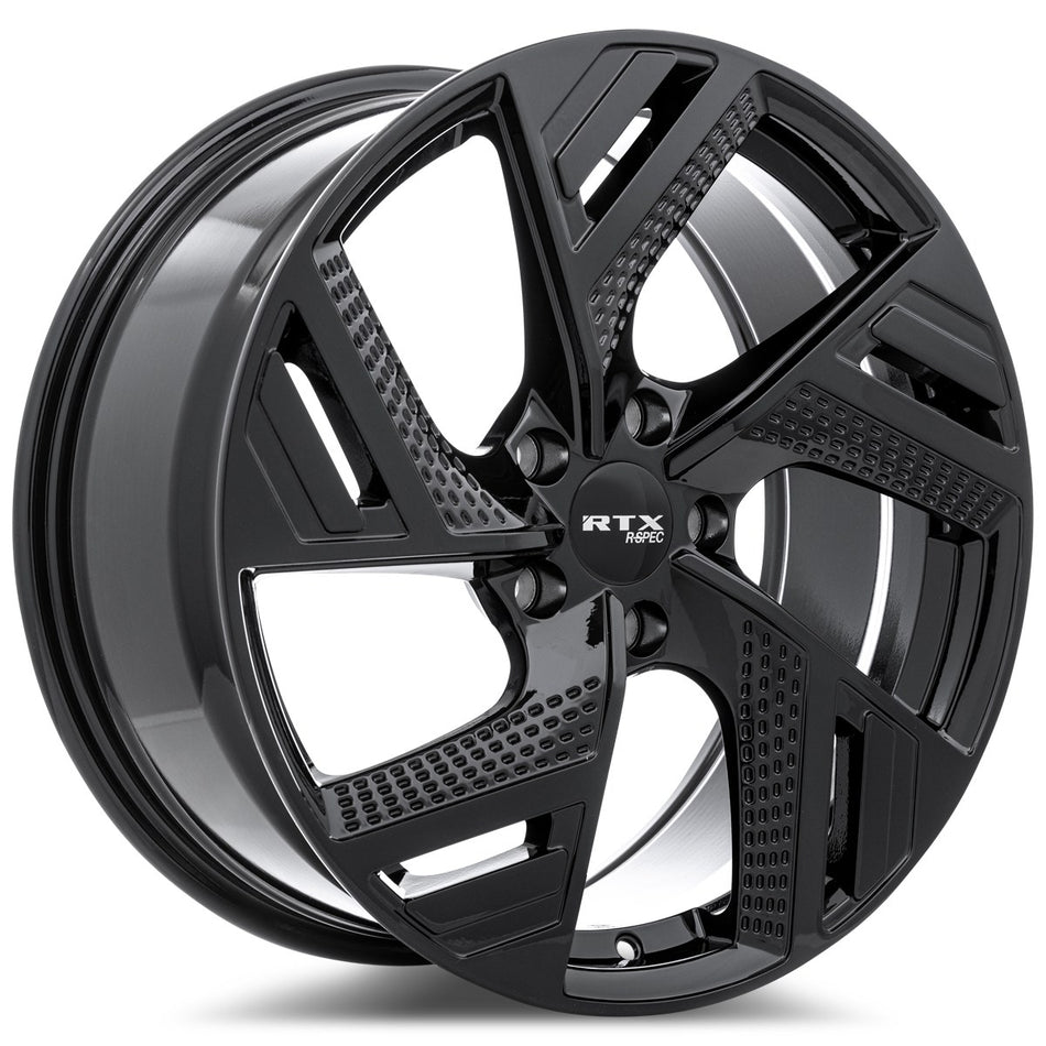 RTX RS09 – 20x8.5 – 5x114.3 – ET40 – Noir lustré — roue