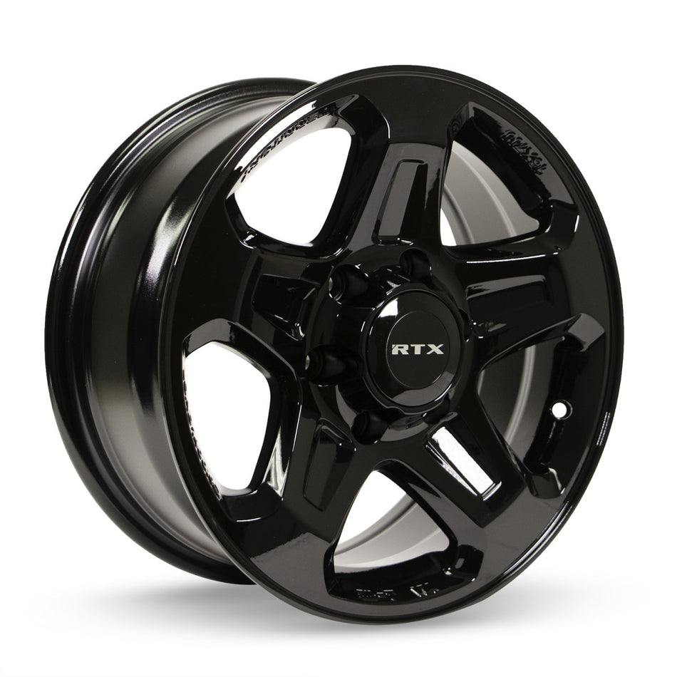 RTX Courier – 16x7 – 6x130 – ET30 – Noir lustré — roue