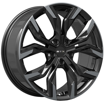 RTX Venom – 17x7.5 – 5x114.3 – ET38 – Noir lustré machiné — roue