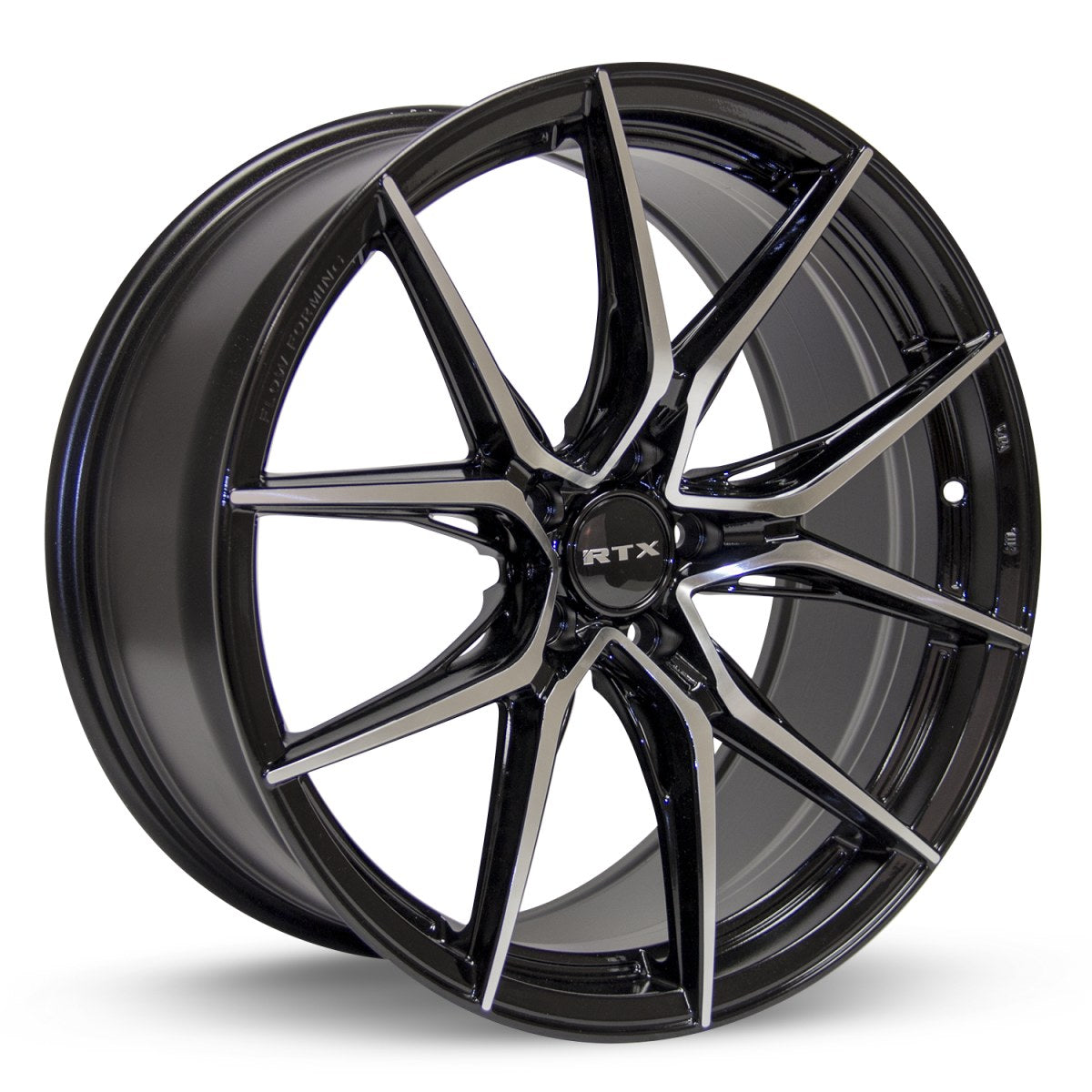 RTX Slick – 20x9 – 5x114.3 – ET38 – Noir machiné — roue