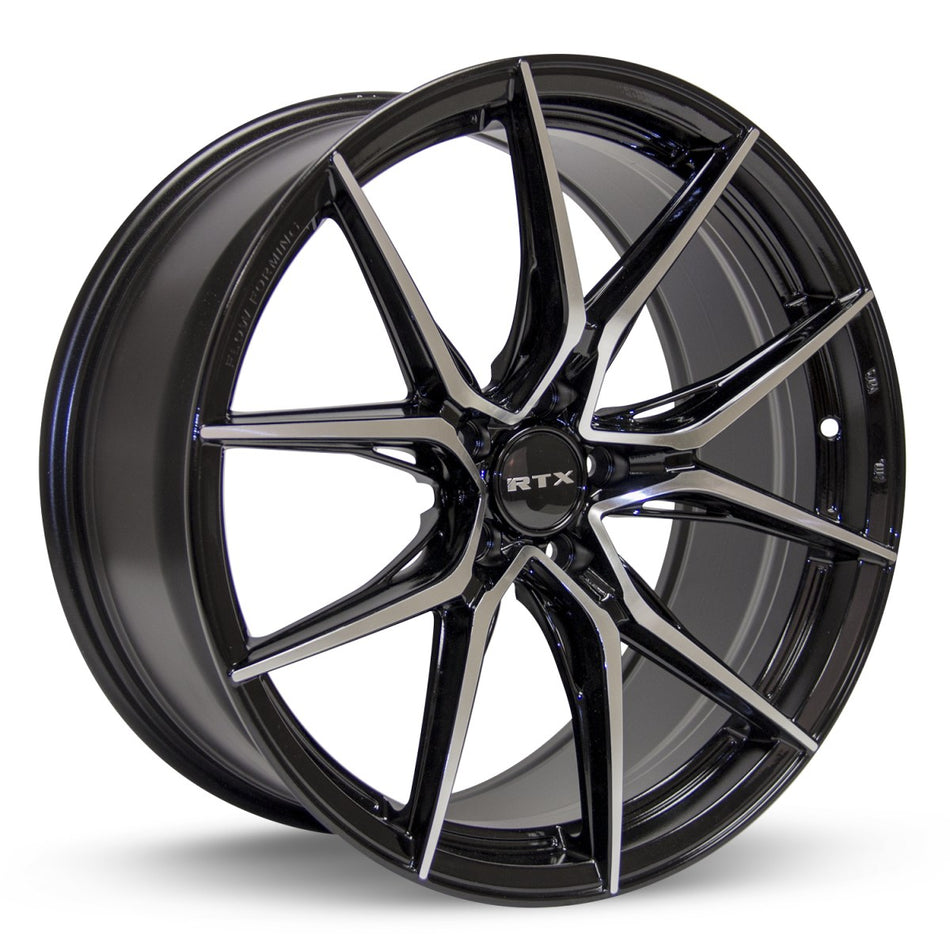 RTX Slick – 20x9 – 5x114.3 – ET38 – Noir machiné — roue
