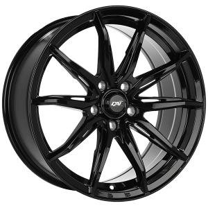 DAI Wheels FRANTIC – 15x6.5, 5x100, +38, noir lustre
