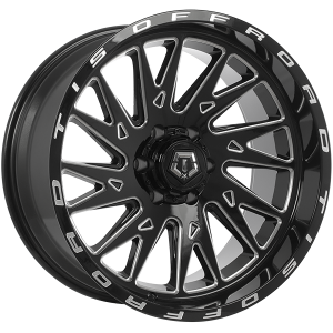 TIS Wheels 547 – 20x10, 6x135, -19, noir lustre - Rebord usine