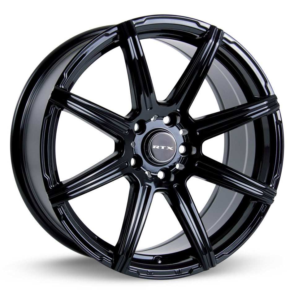 RTX Compass – 18x8 – 5x114.3 – ET40 – Noir lustré — roue
