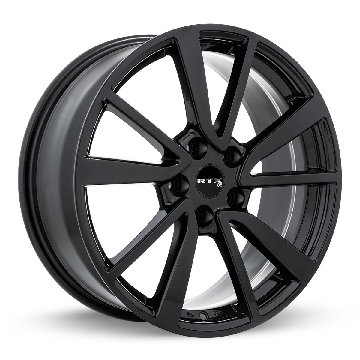 RTX Rogue – 17x7 – 5x114.3 – ET35 – Noir lustré — roue