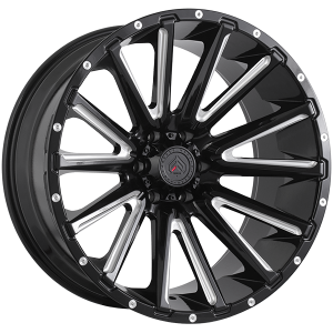 Forged Wheels XR110 – 20x12, 6x139.7, -44, noir lustre - Rebord usine