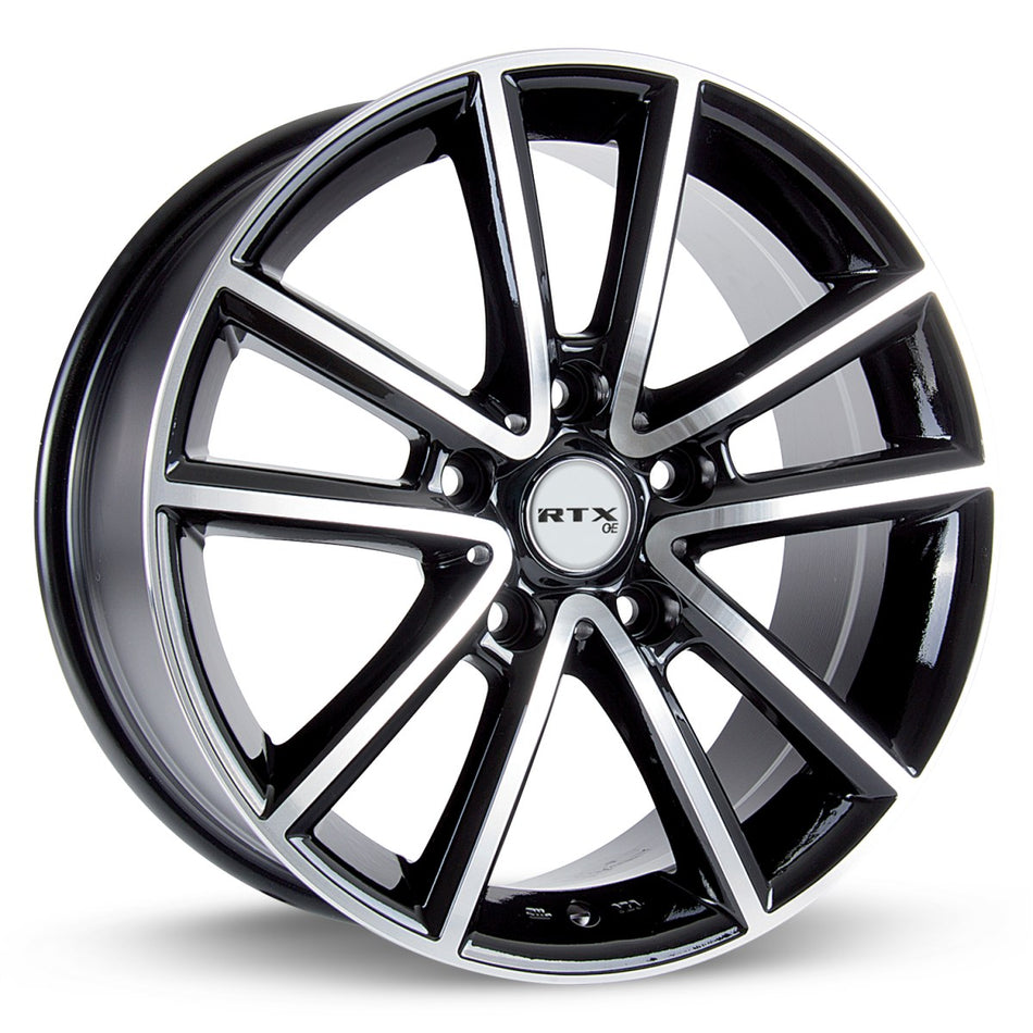 RTX Auburn – 17x7.5 – 5x127 – ET35 – Noir machiné — roue