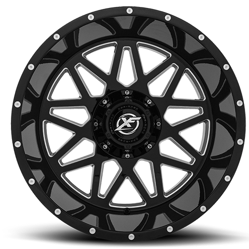 XF OFFROAD XF-211 24x14 8x170/8x180 -76 Gloss Black Milled