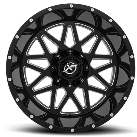 XF OFFROAD XF-211 24x14 8x170/8x180 -76 Gloss Black Milled