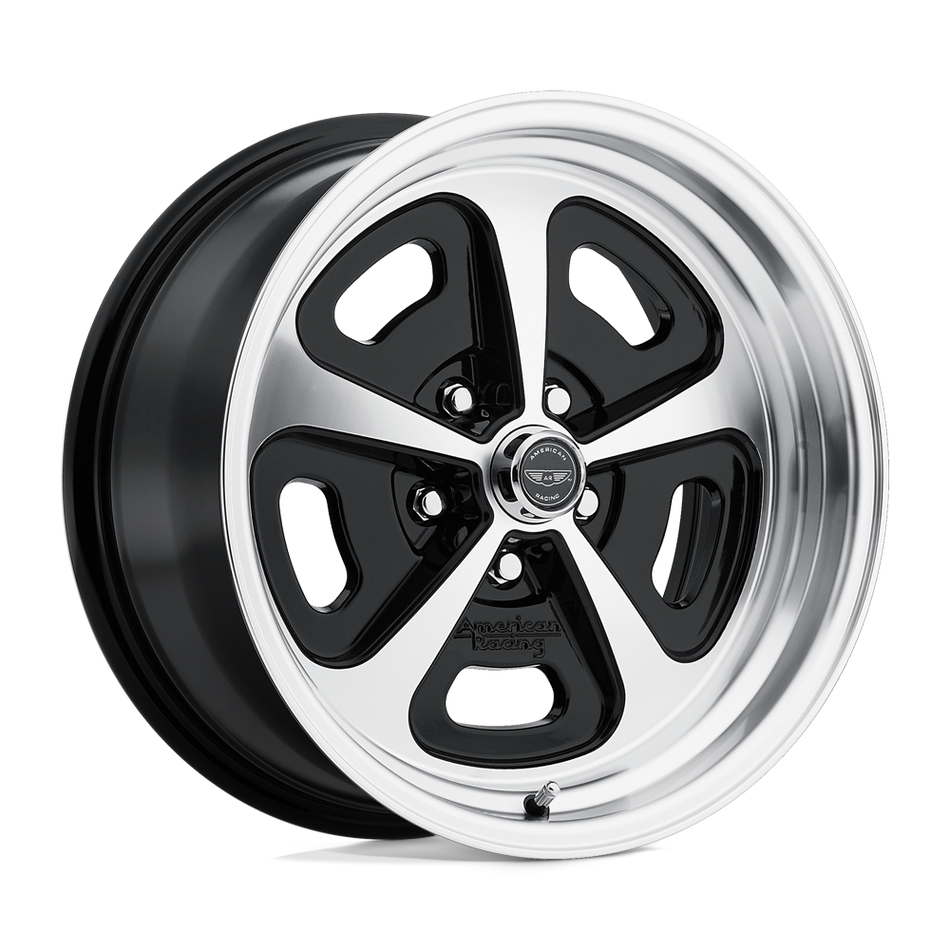 American Racing VN501 500 MONO CAST Gloss Black Machined (staggered)