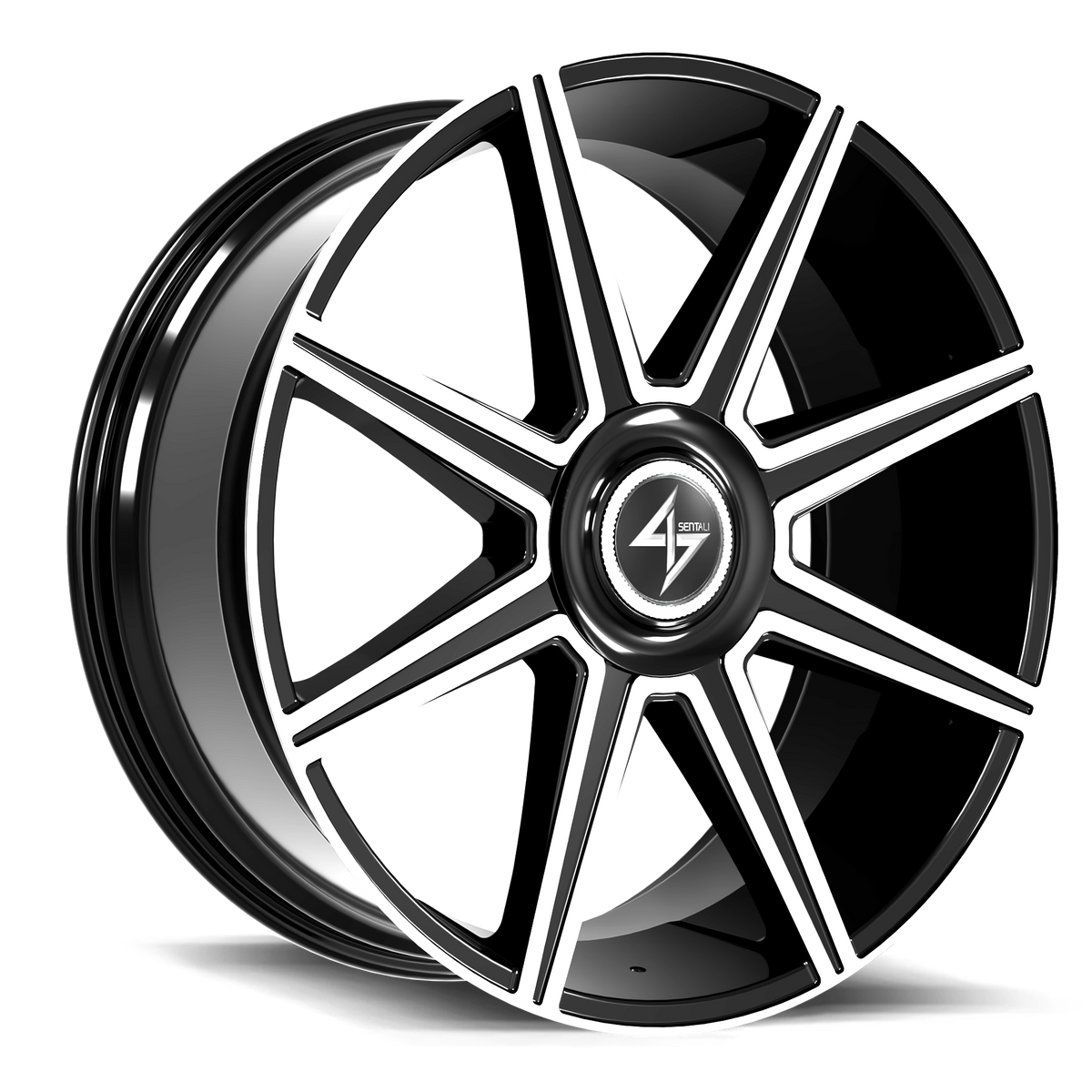 SENTALI LUXX Aristocrat 20x9 5x112 / 5x114.3 +34 Gloss Black Machined