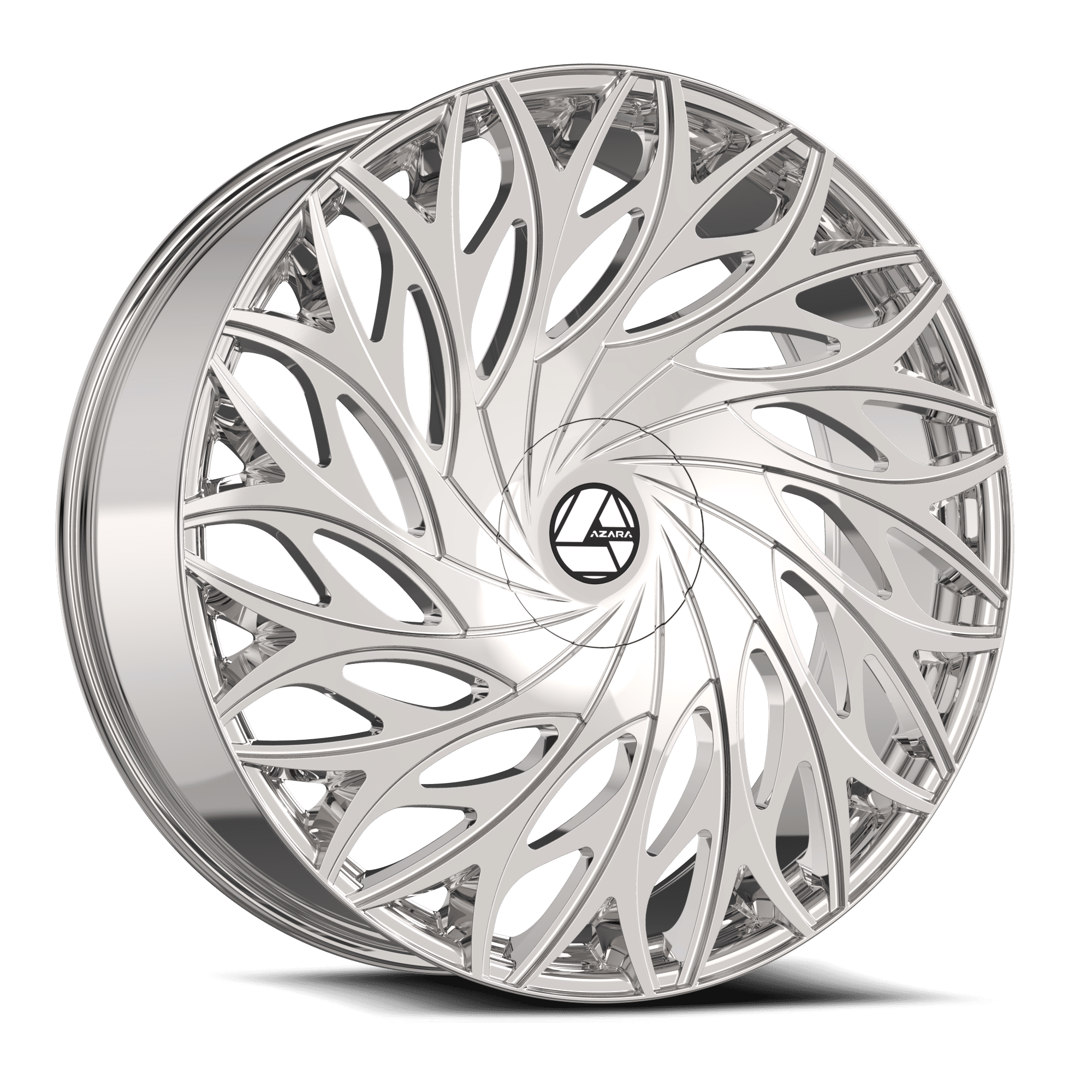 AZARA AZA-525 22x9.5 5x120/5x115 15 Nano Chrome