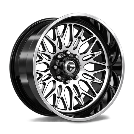 Fuel Forged FF129 CRIME CC – 24X12 – 8X170 – -55 mm – GLOSS BLACK MACHINED