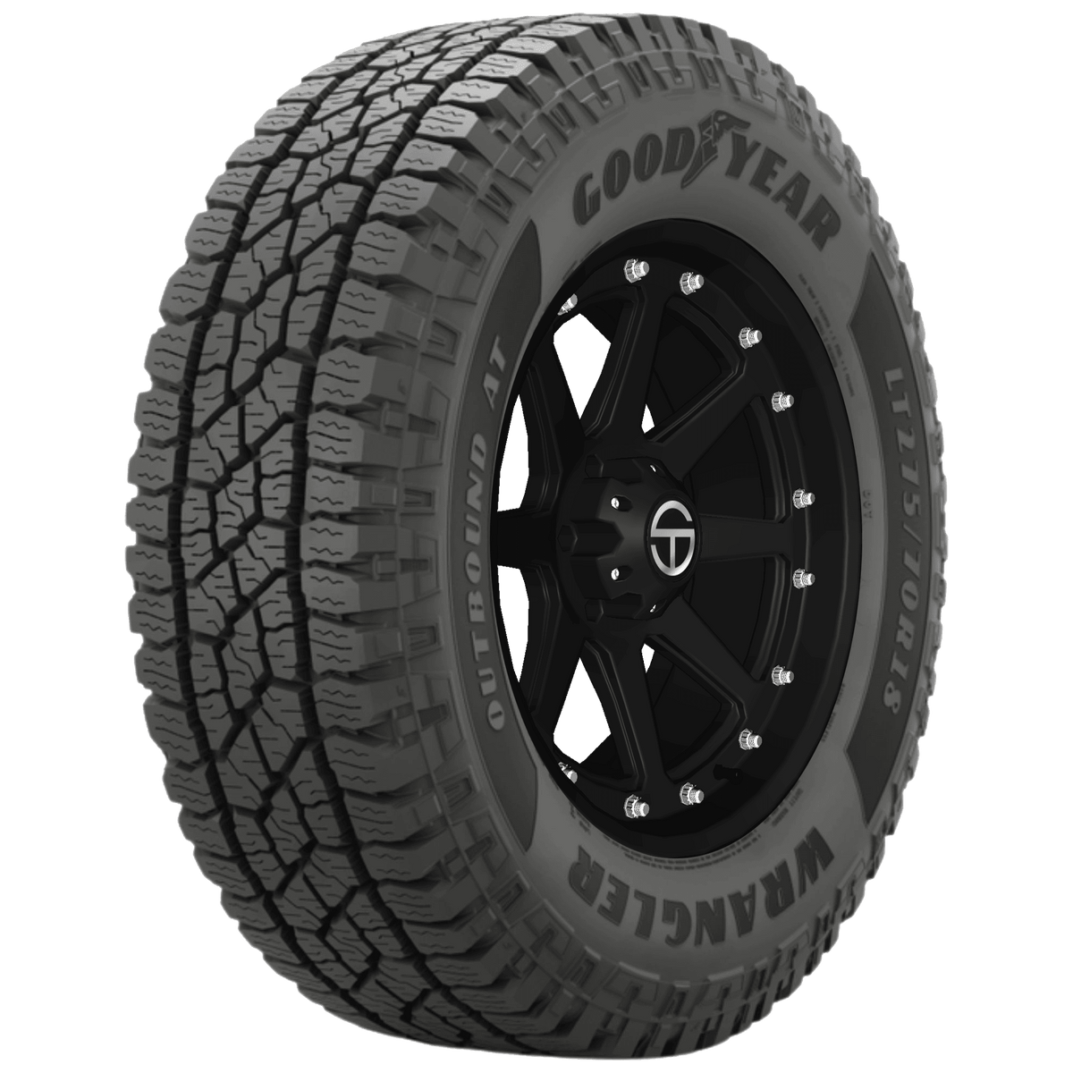 GoodYear Wrangler Outbound At – LT235/80R17 120/117R LRE — bande de roulement