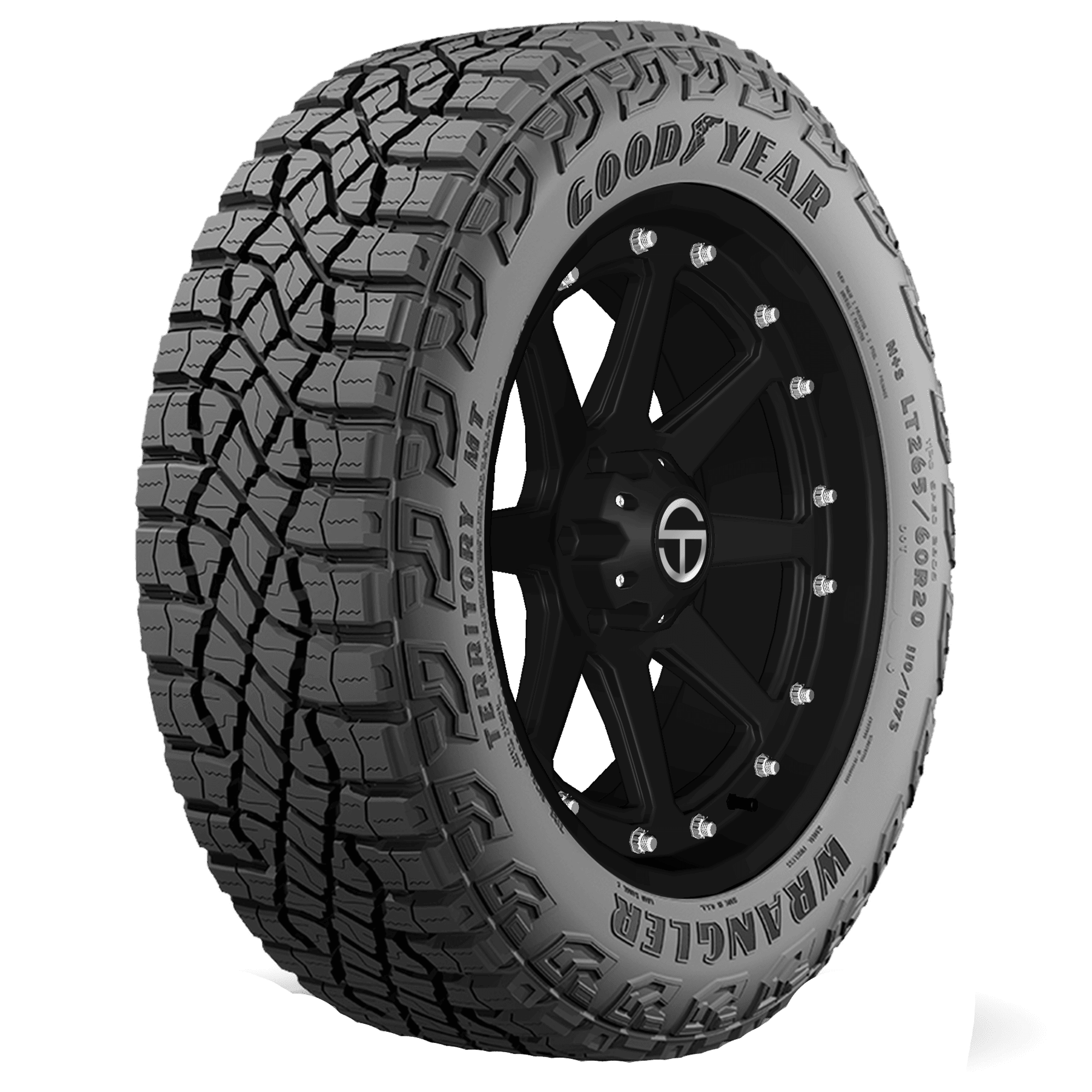 GoodYear Wrangler Territory Mt – LT305/70R18 126R LRE — bande de roulement