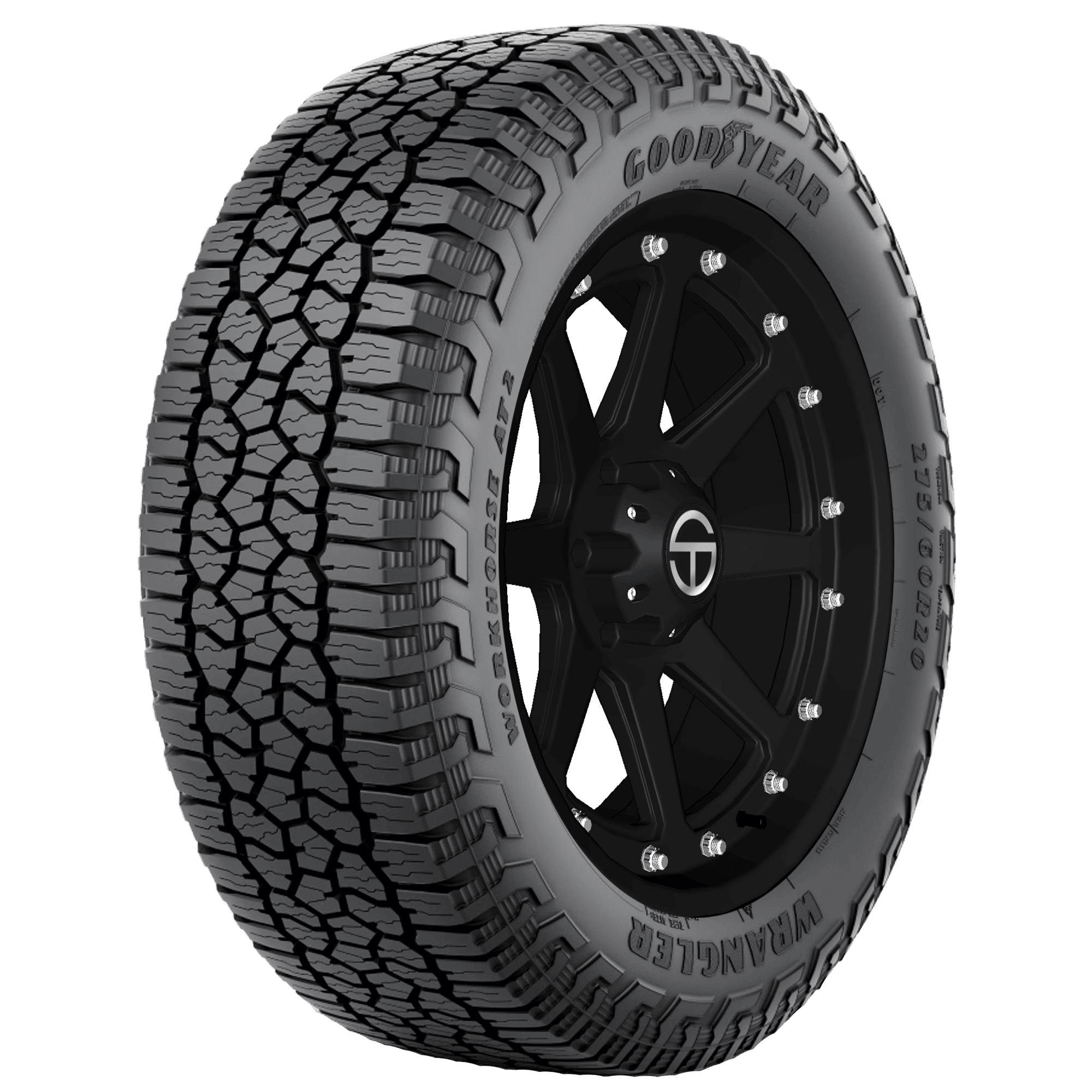 GoodYear Wrangler Workhorse At 2 – LT265/70R17 123/120R LRE — bande de roulement